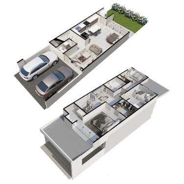modelos de apartamentos LV Escazu